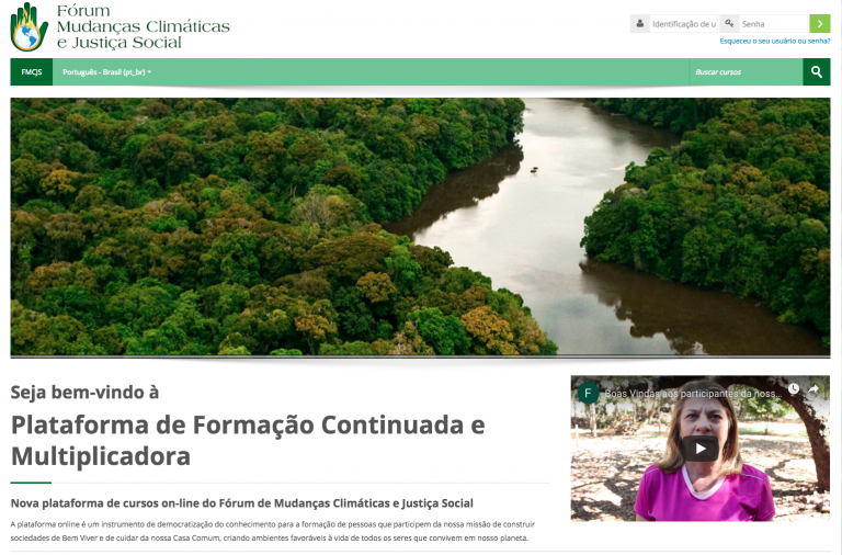 Estão abertas as inscrições para participar do Processo de Formação Continuada e Multiplicadora do Fórum Mudanças Climáticas e Justiça Social