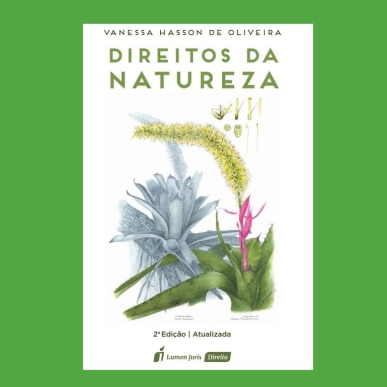 Live celebra o lançamento da 2ª edição da obra Direitos da Natureza, de Vanessa Hassom
