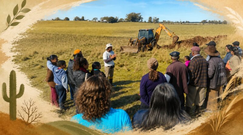 Construção de Barragem Subterrânea para adaptação às mudanças climáticas em Comunidade Kilombola do bioma Pampa